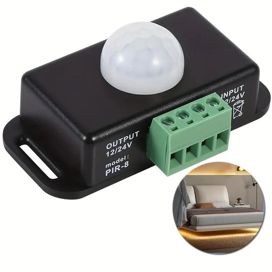 12V/24V PIR Sensor Infrared Motion Detector Light Switch for LED Strip Lights