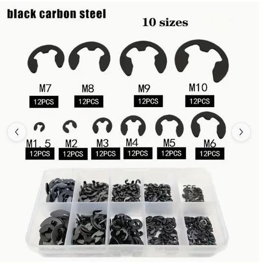 120pcs Stainless Steel Stainless Steel E Clip