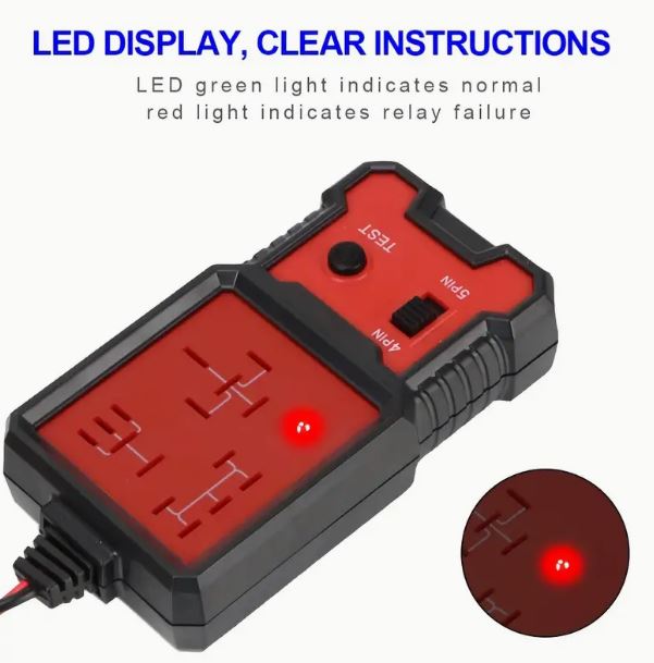 12V Car Relay Tester and Automotive Circuit Detector