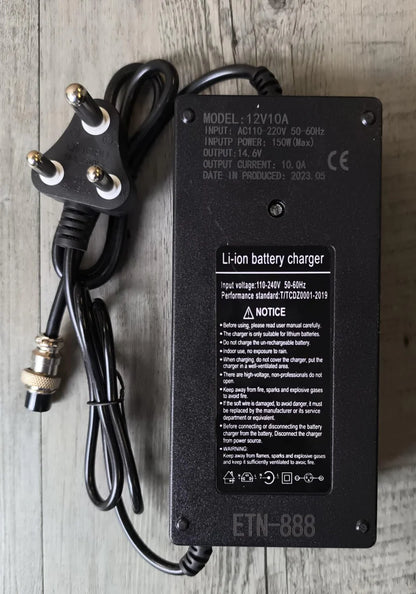 ETN-888 14.6v DC 10Amp 150watt Intelligent Lithium Battery Charger for Electric Scooters