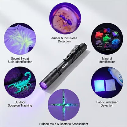 3 Mode Smiling Shark UV Flashlight