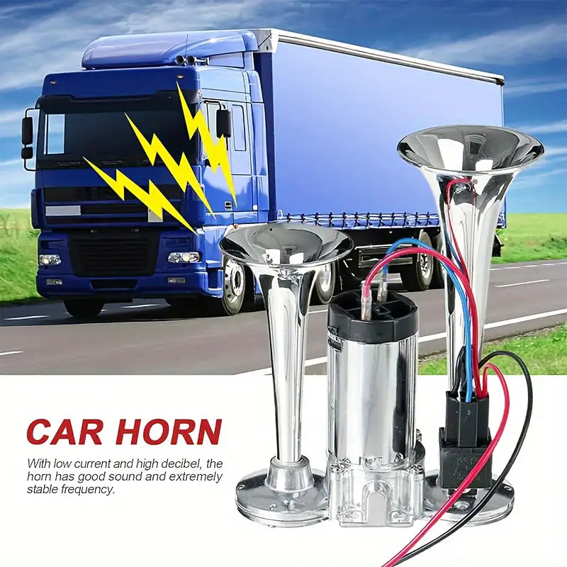 Super Loud Air Horn, Universal Electric Dual Horn Air Horn