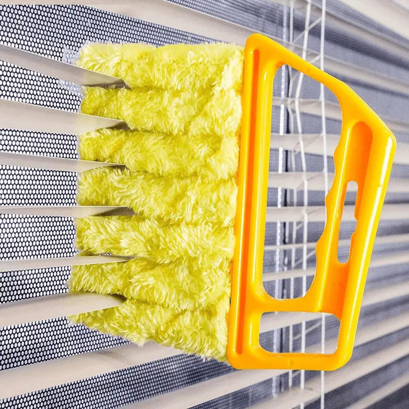 1pc Easy-Glide Microfiber Duster for Windows and Blinds