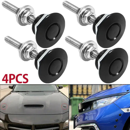 4PCS Aluminum Alloy Quick Latch Hood Pins