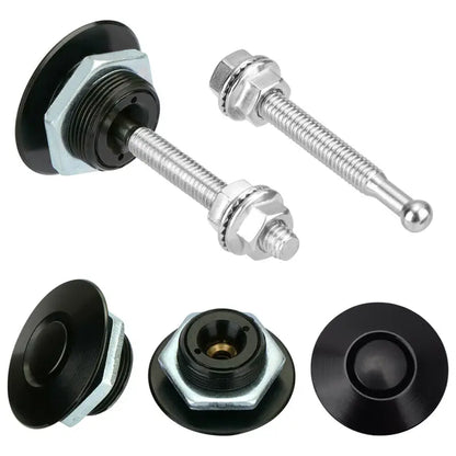 4PCS Aluminum Alloy Quick Latch Hood Pins