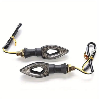 2pcs 12 LED Turn Signal Motorcycle Turn Signal Lights