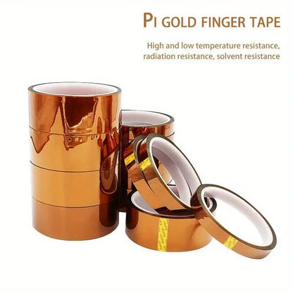 33m Long Golden High Temperature Resistant Adhesive Polyimide Tape