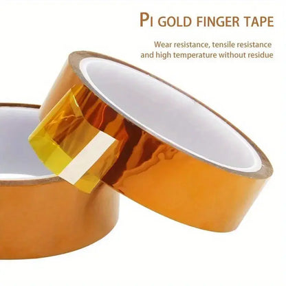 33m Long Golden High Temperature Resistant Adhesive Polyimide Tape