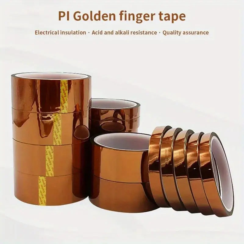 33m Long Golden High Temperature Resistant Adhesive Polyimide Tape