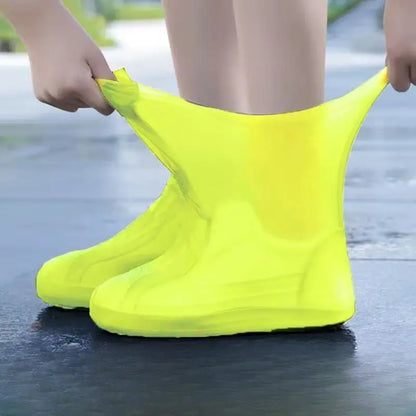 1 Set of Waterproof Outdoor Latex Rain Boots