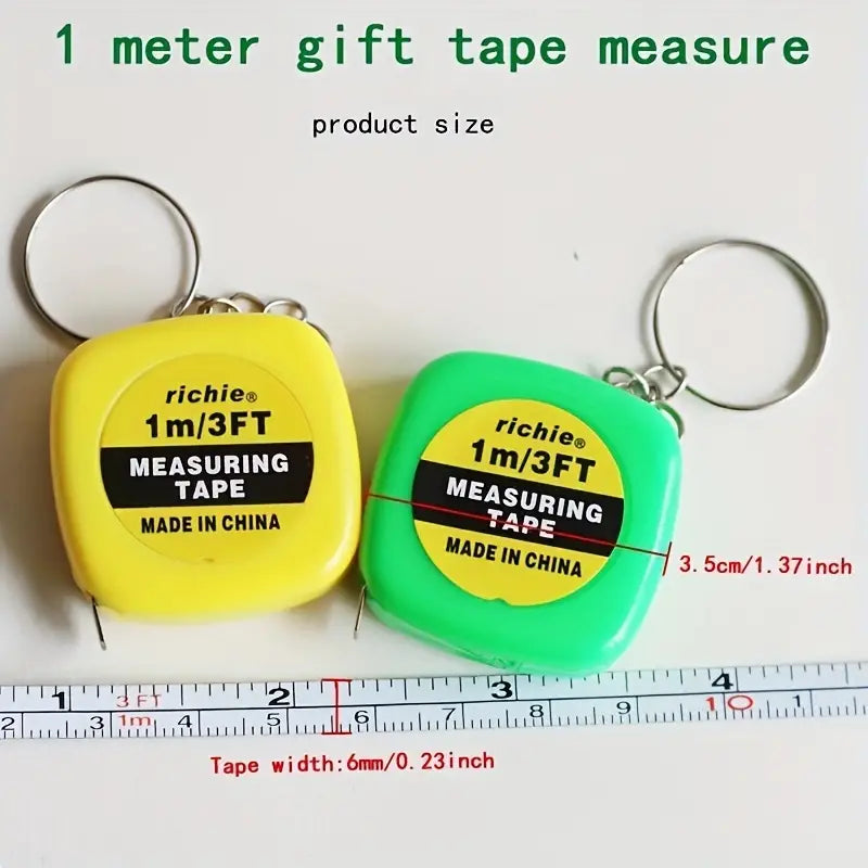 1pc 100cm Mini Steel Tape Measure