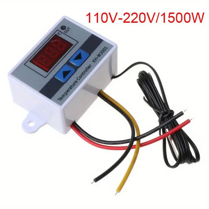 Digital LED Temperature Controller XH-W3001 For Incubator Cooling and Heating