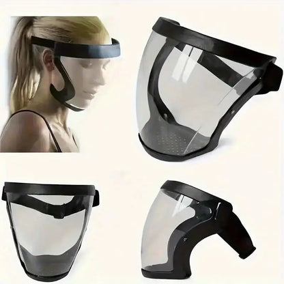 1pc Full-Face Hd Protective Mask - Anti-Fog