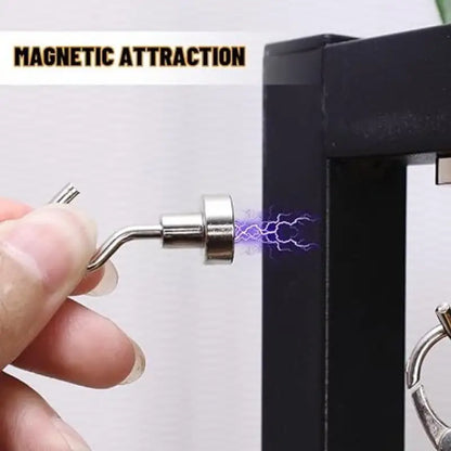 20pcs Magnetic Hooks, Heavy Duty 11.34KG Neodymium Magnets
