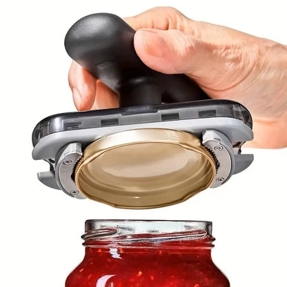 Versatile Manual Can Opener - Adjustable Jar & Bottle Opener