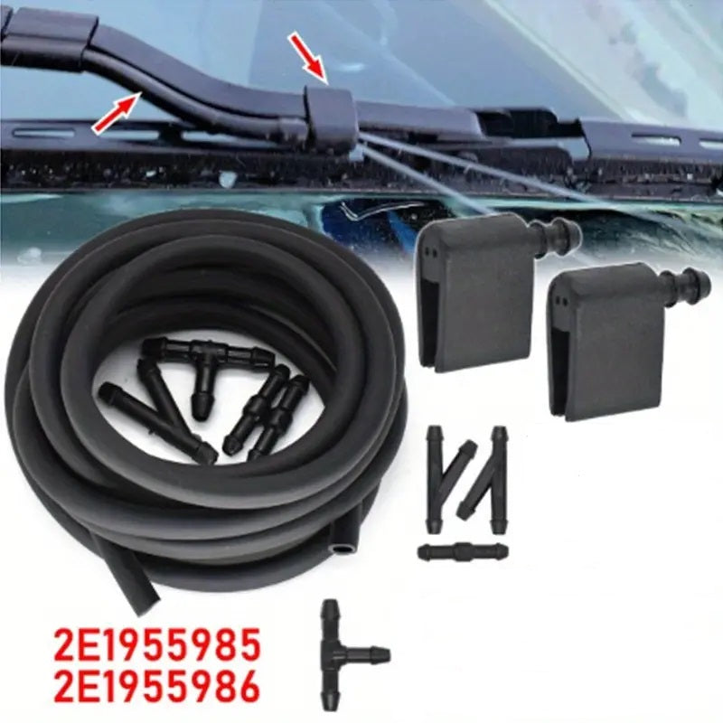 High-Quality Rubber Universal Fit Windshield Washer Hose Kit Vehicles