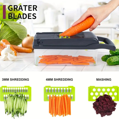 16-in-1 Multifunctional Vegetable Chopper