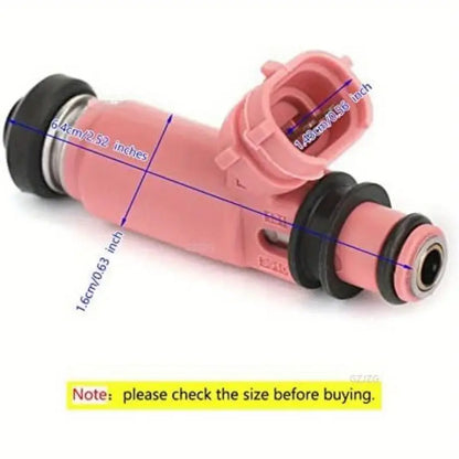 4Pcs High-Performance 565cc Pink Fuel Injectors for Subaru