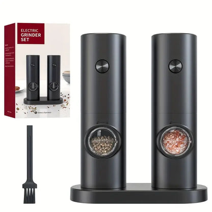 2pcs Electric Pepper Grinder or Salt Mill Set