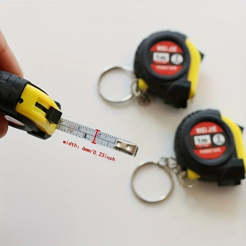 Precision Miniature Tape Measure Keychain