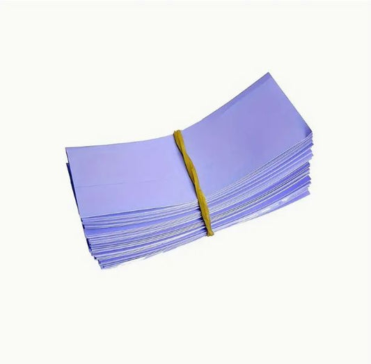 100pcs 18650 Battery PVC Heat Shrink Tubing - PURPLE