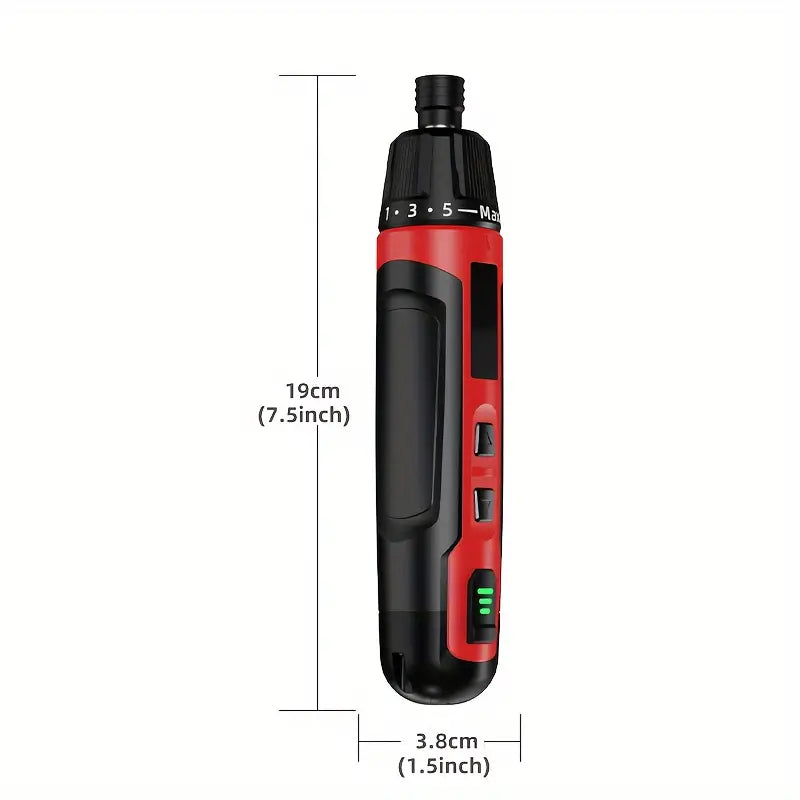 Cordless Electric Screwdriver Rechargeable 2000mAh Mini Drill