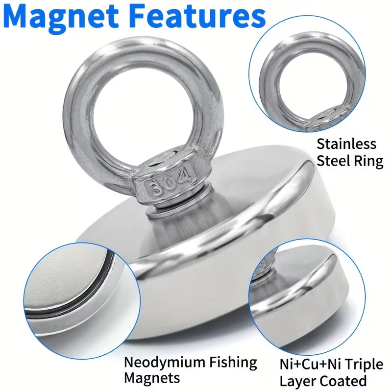 2Pcs Neodymium Fishing Magnet (PRE-ORDER)