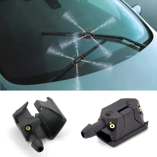 1 pair Automotive Windshield Wiper Glass Nozzle