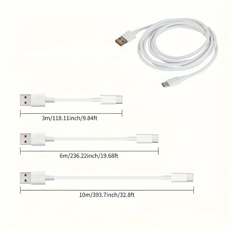 10M Type C Extension Cable, Fast Charging Cable