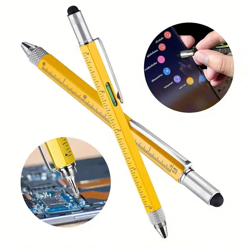 6in1 Premium Aluminum Metal Multitool Pen