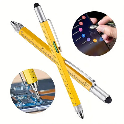 6in1 Premium Aluminum Metal Multitool Pen