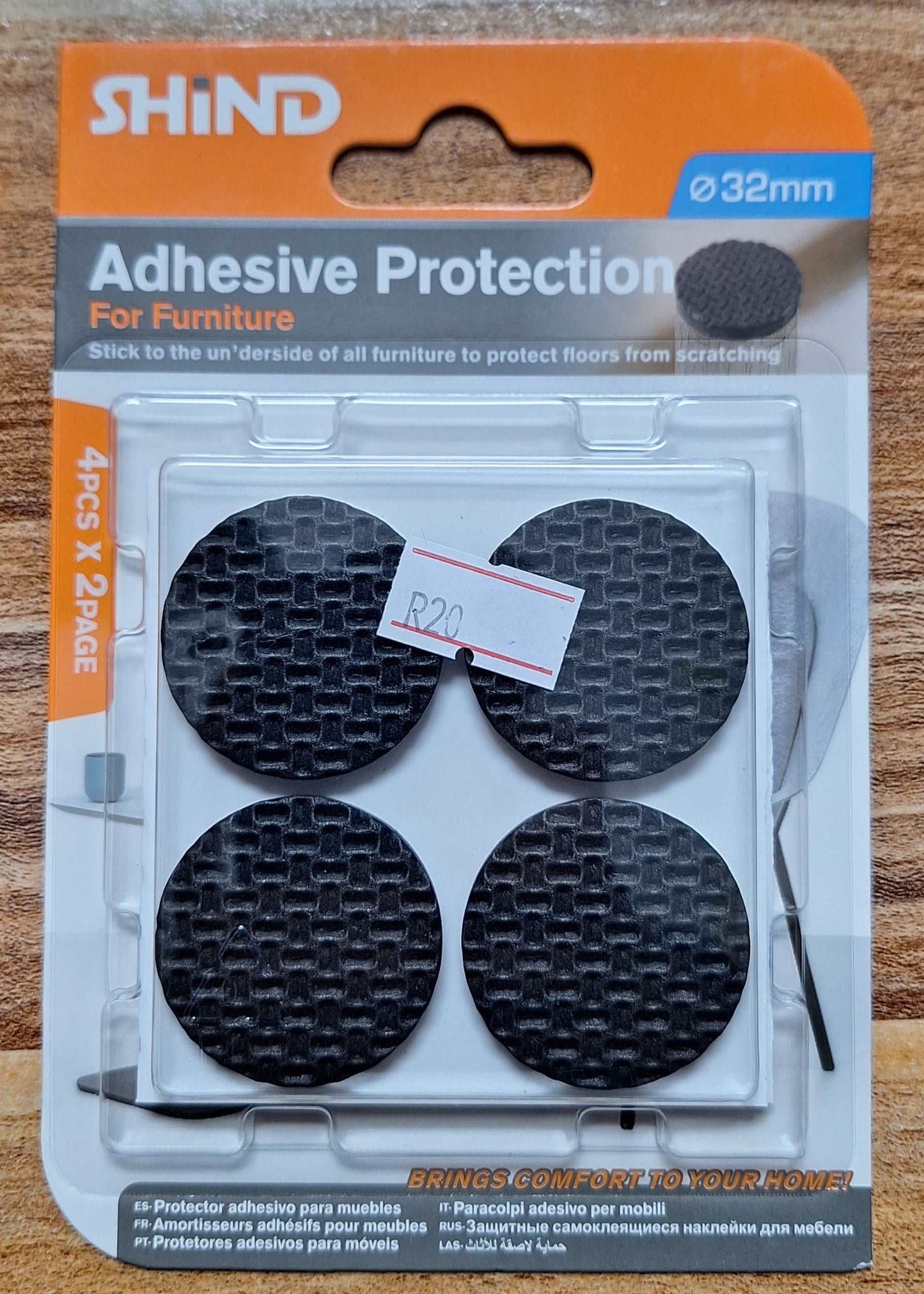 Adhesive Protection ( 4 pieces x 2 pages)