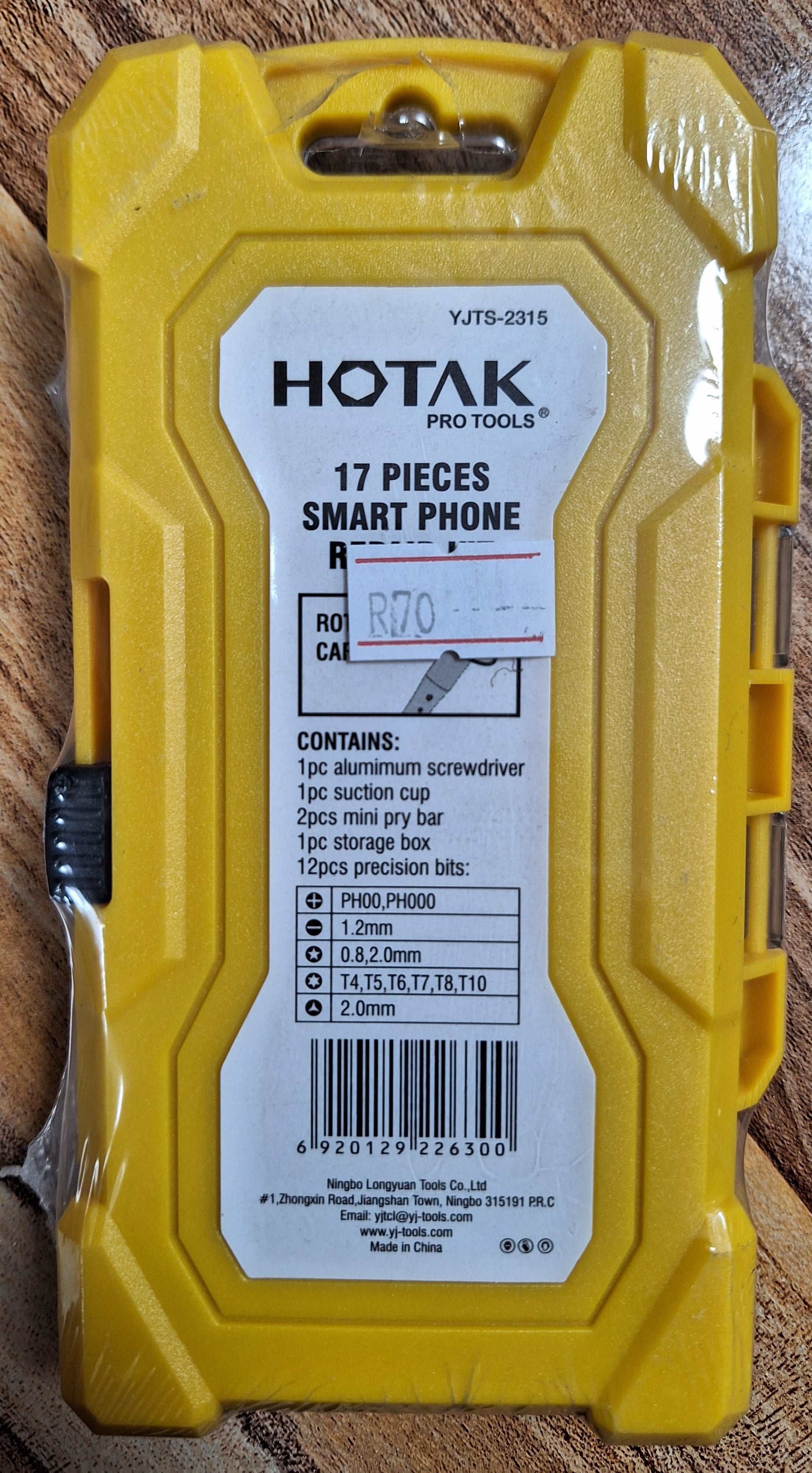 Hotak Pro Tools ( 17 Pieces Smart Phone Repair Kit)