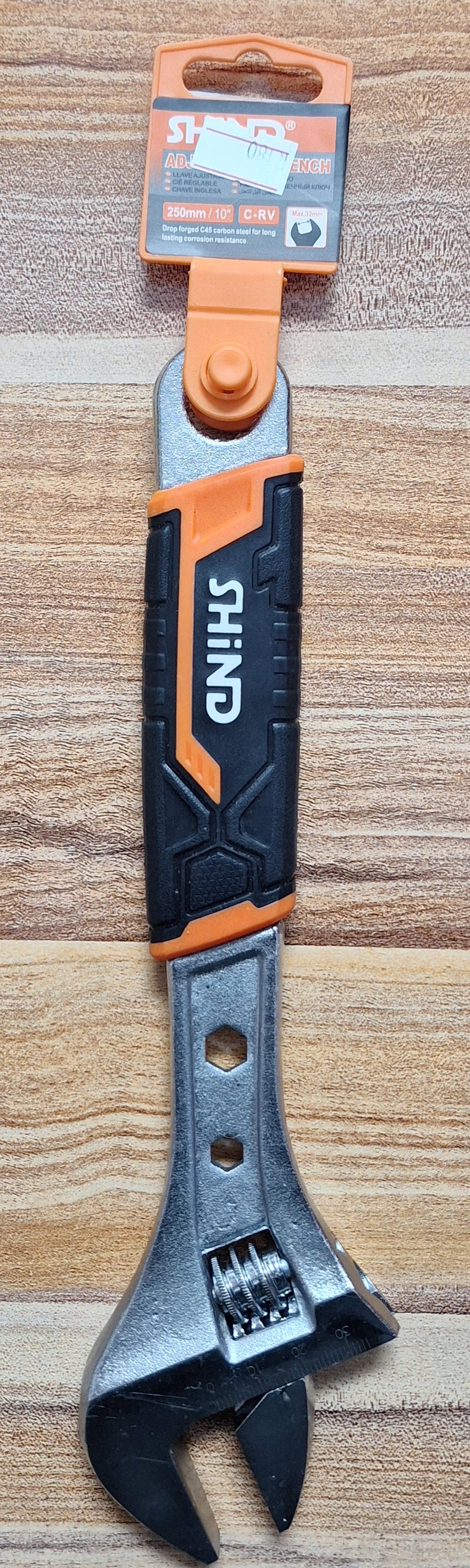 Shind Adjustable Wrench - 250mm 10" CRV