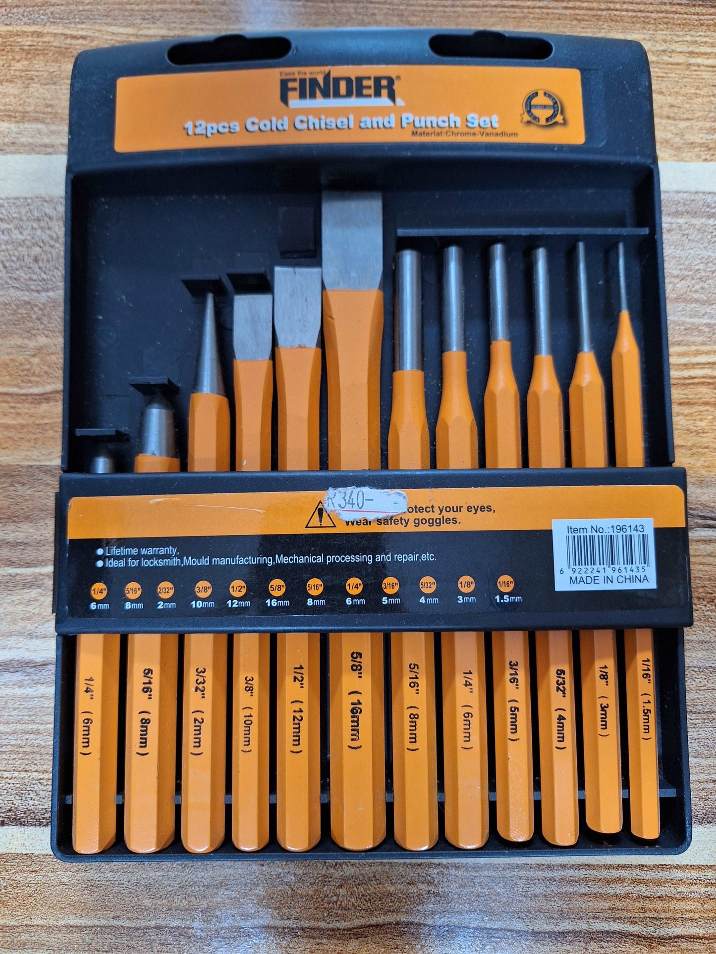 Cold Chisel and Punch Set - 12 pieces