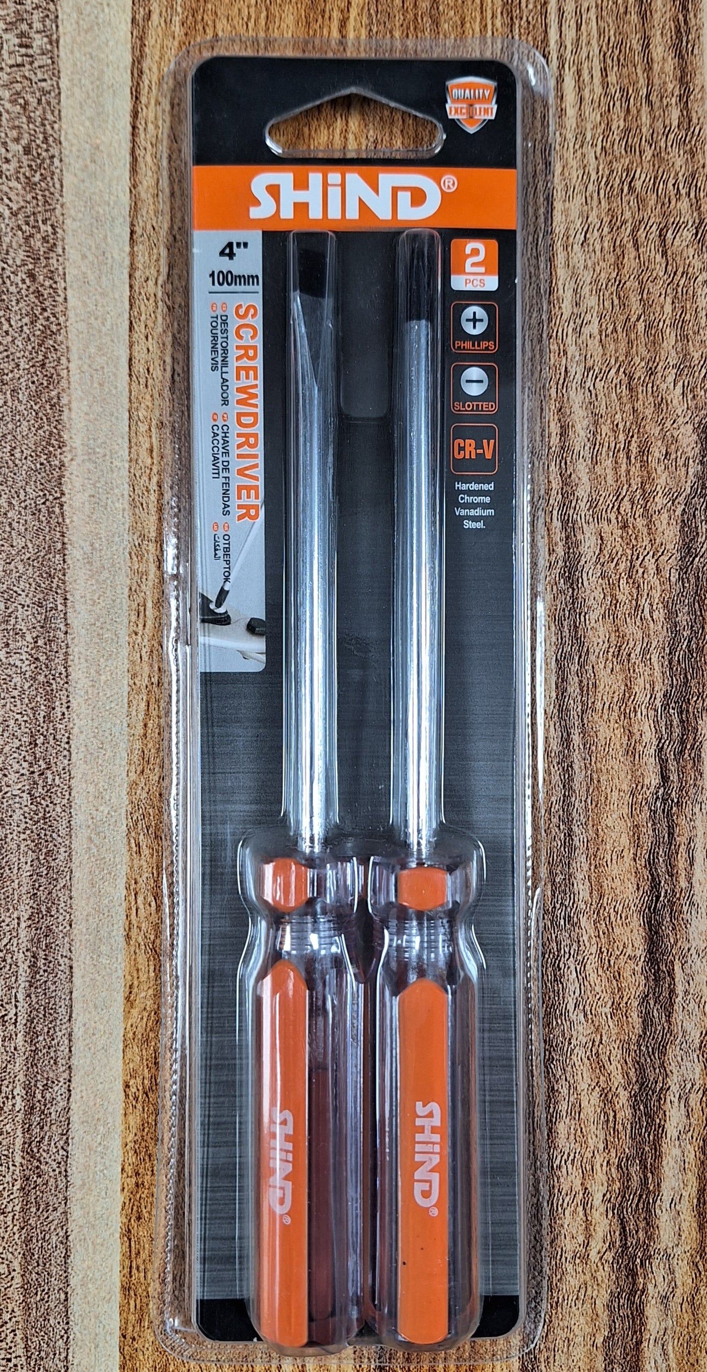 Shind Screwdriver 4" 100mm (2 PCS +/-)