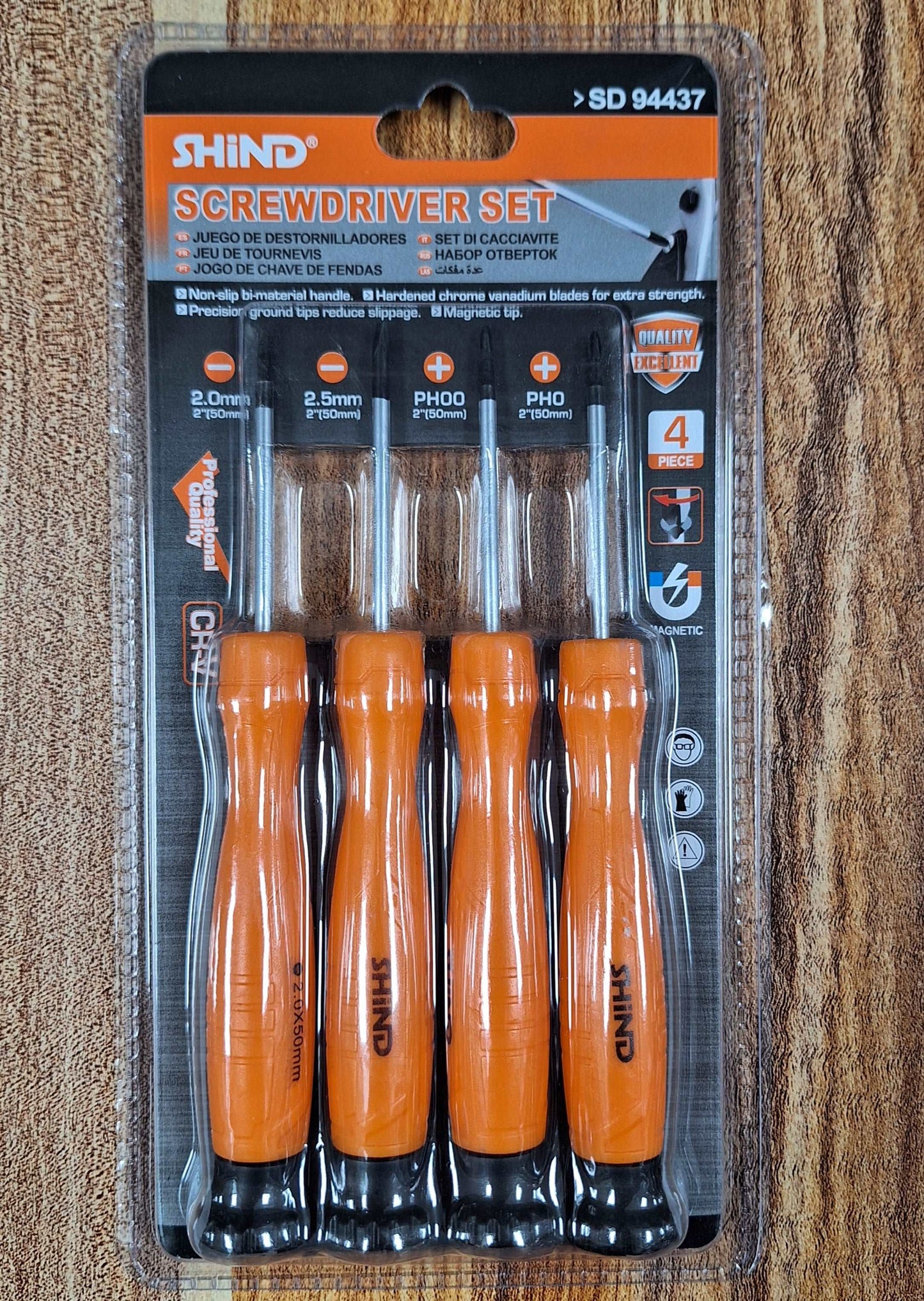 Shind Screwdriver Set - 4 Piece