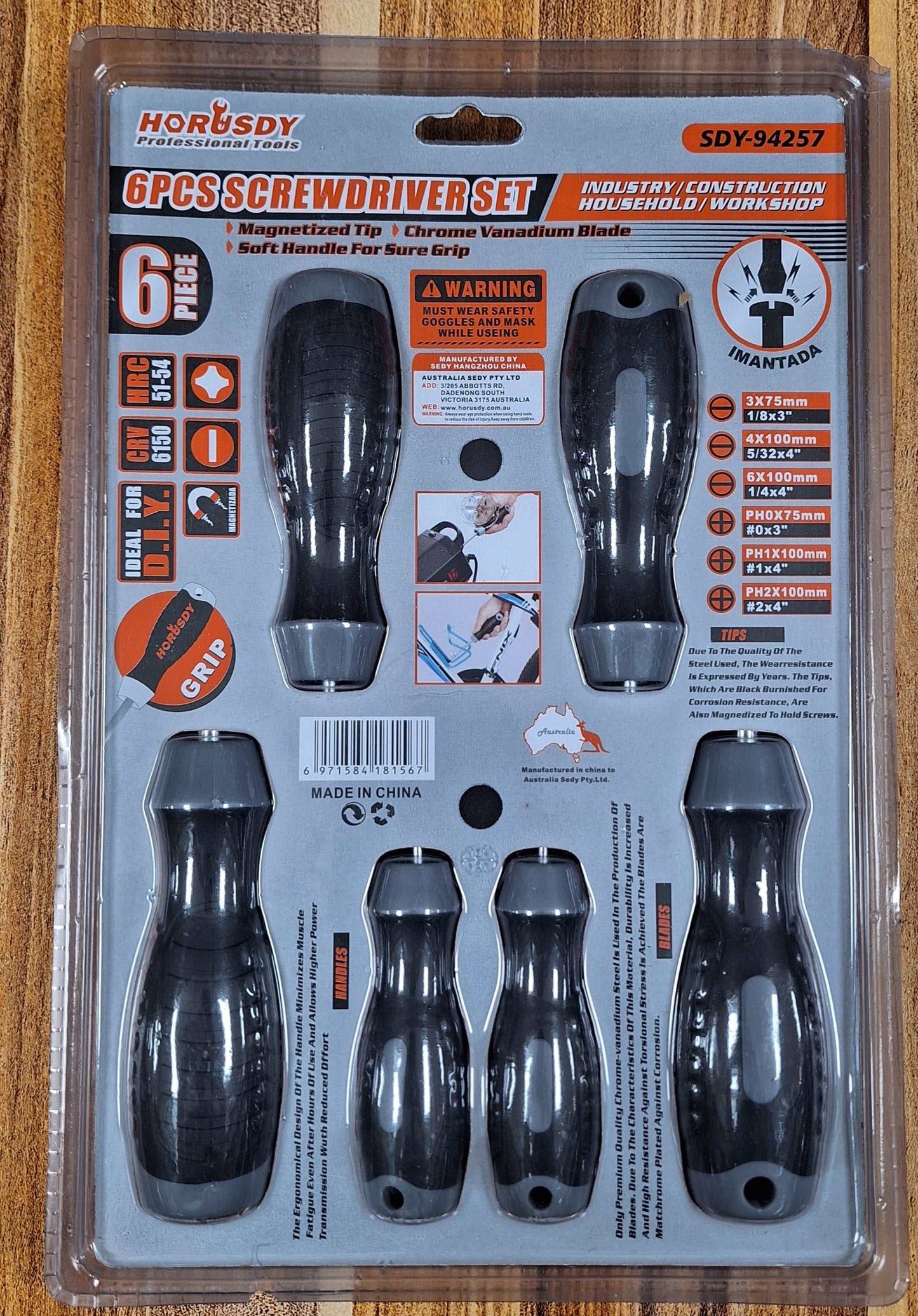 Horusdy 6pc Screwdriver Set