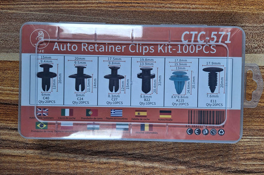 Auto Retainer Clips Kit-100PCS
