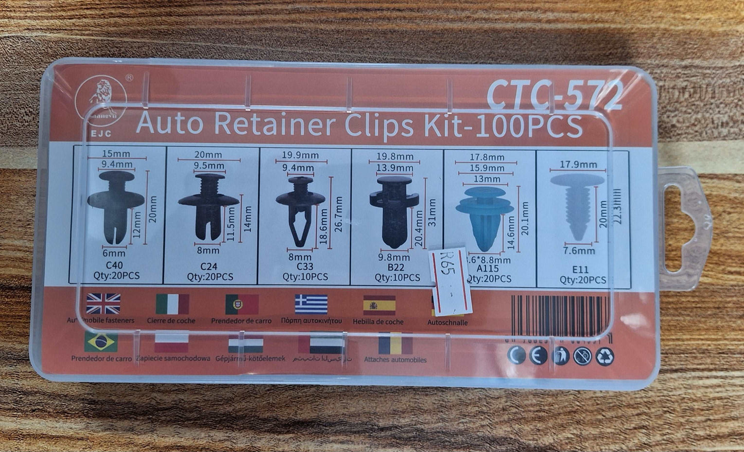 Auto Retainer Clips Kit-100PCS