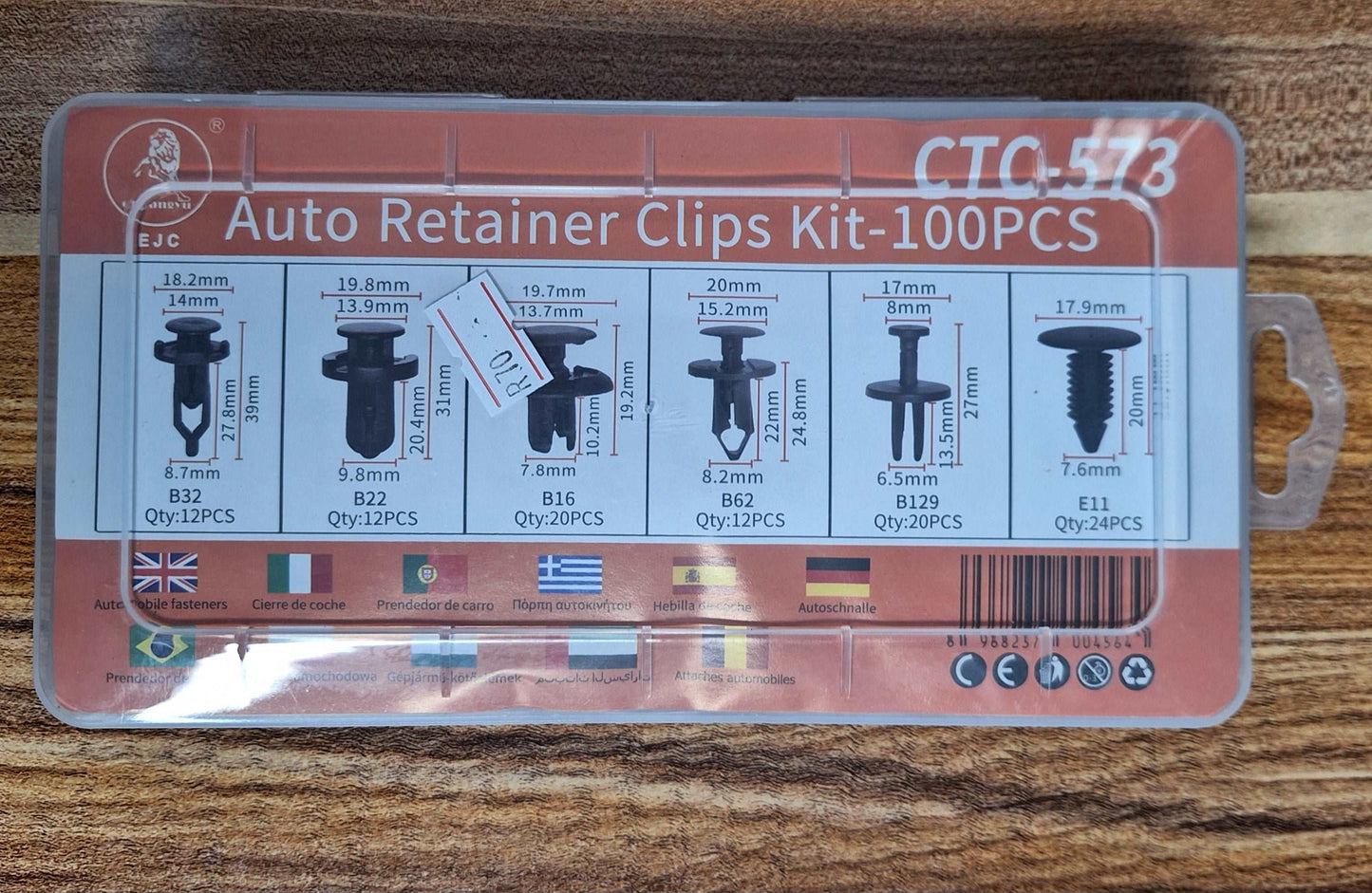 Auto Retainer Clips Kit-100PCS