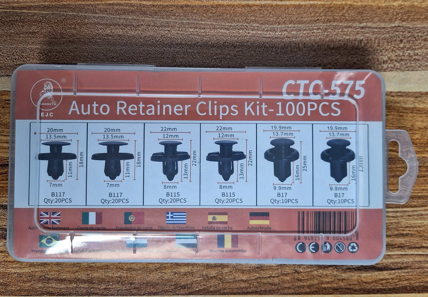 Auto Retainer Clips Kit-100PCS