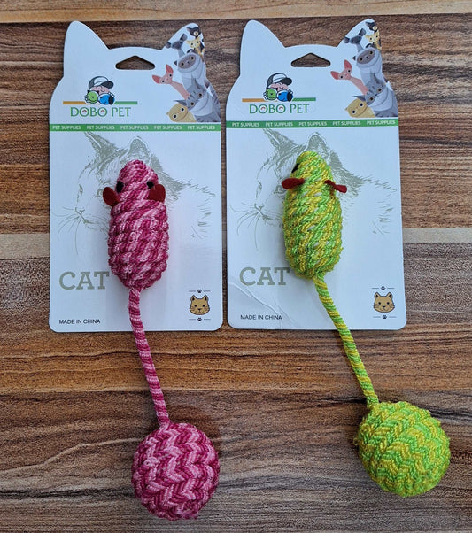Mouse With Ball Toy For Cats