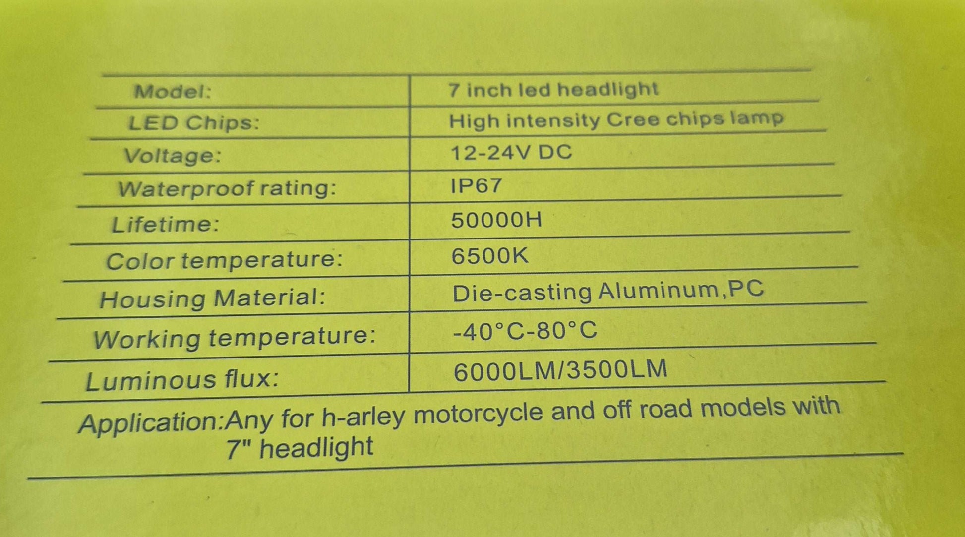 7 inch High Brightness LED Headlight Kit (DRL & Turn Signals)