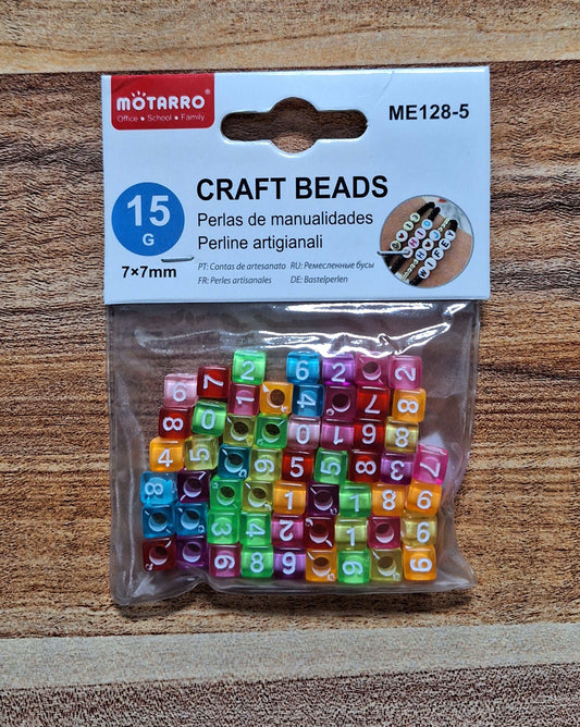 Craft Beads (7x7mm)