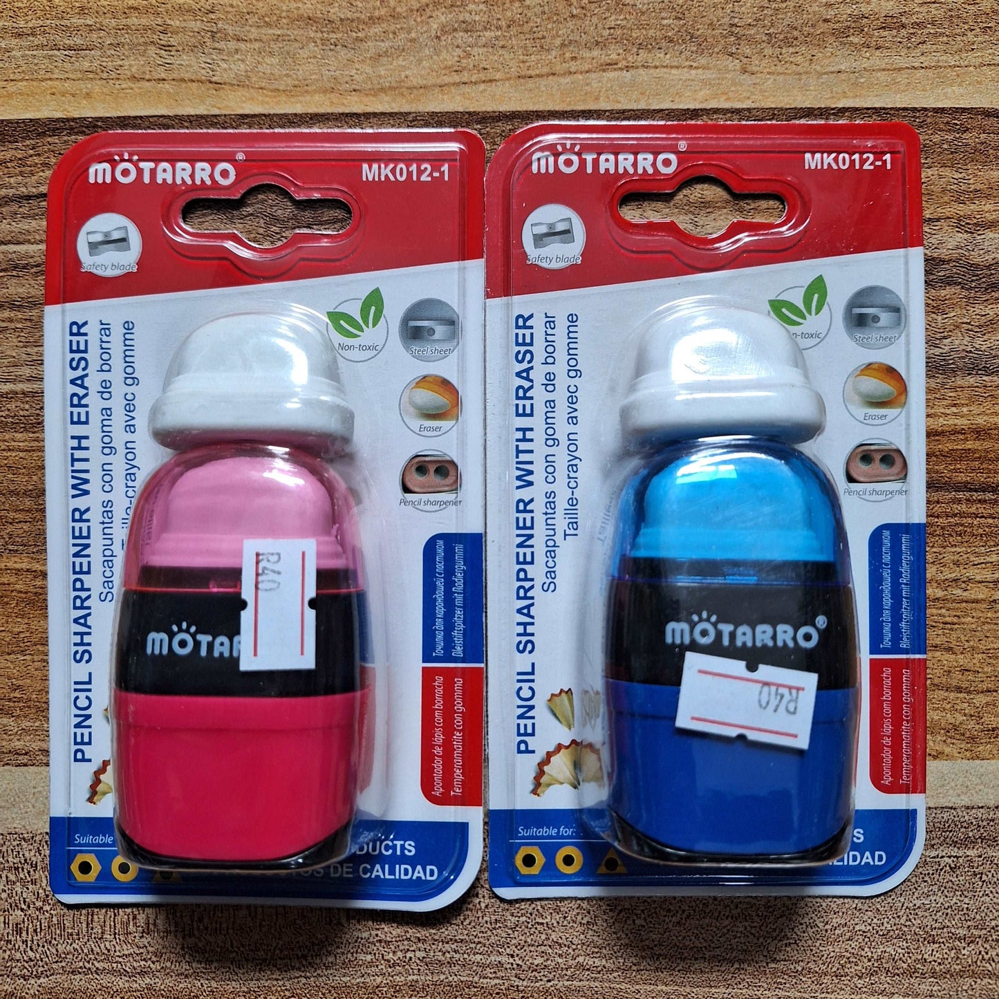 Motarro Pensil Sharpener and Eraser