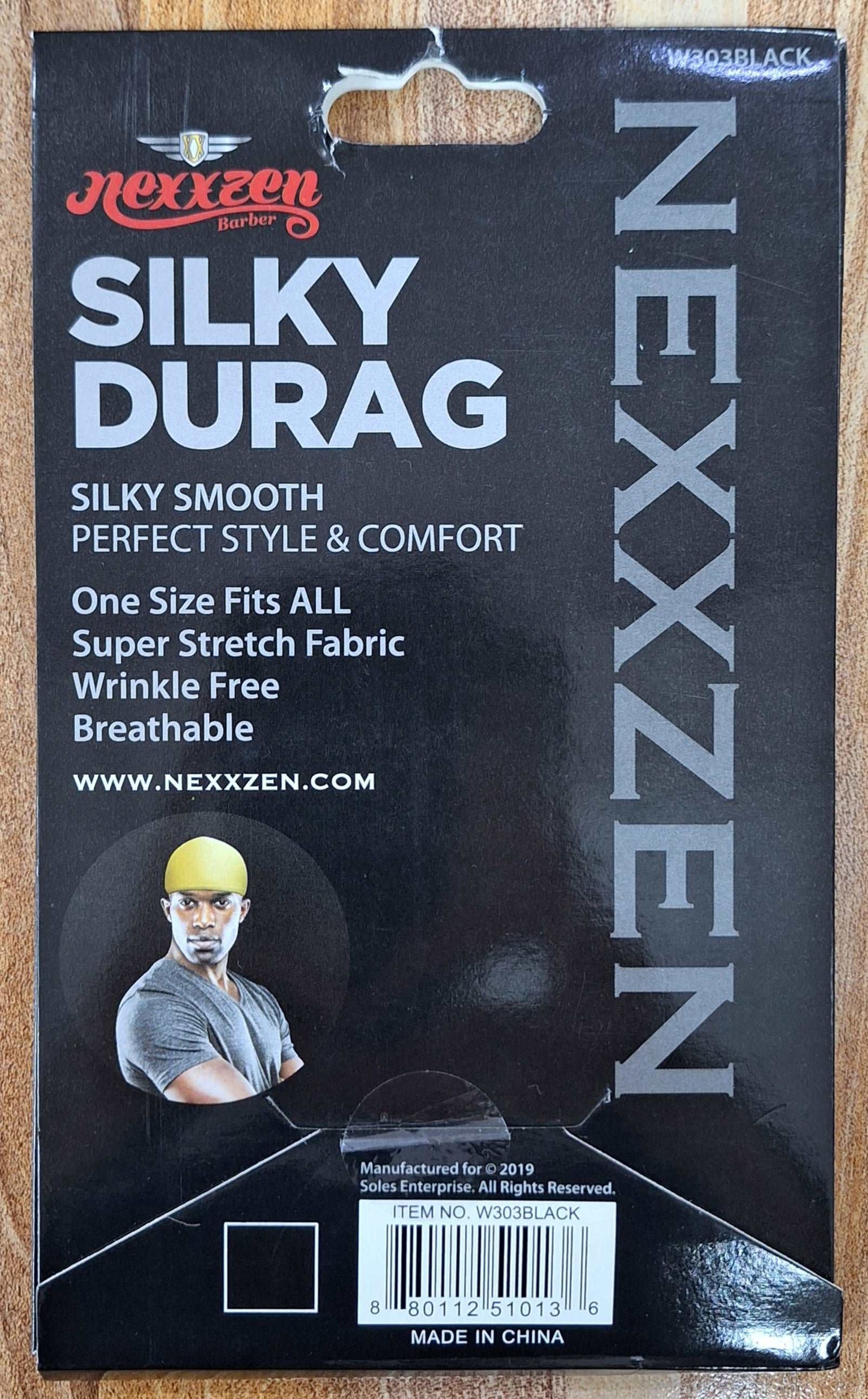 Nexxzen Silky Durag - Black