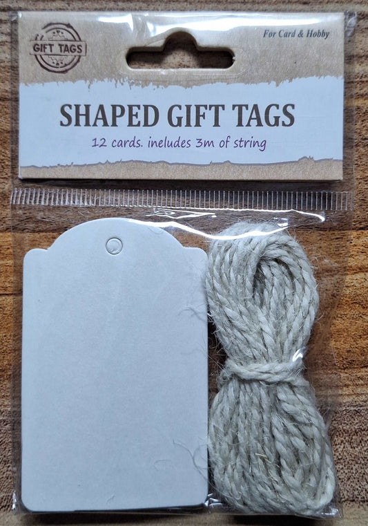 Shaped Gift Tags (White)