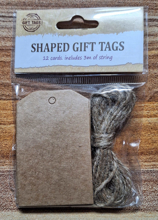 Shaped Gift Tags (Brown)