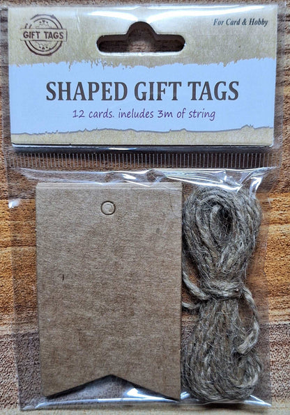 Shaped Gift Tags (Brown)